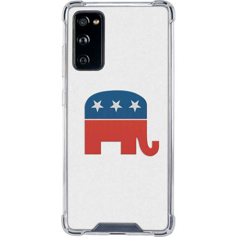 Republican Elephant Galaxy S20 FE Clear Case