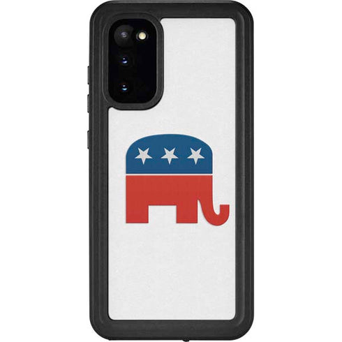 Republican Elephant Galaxy S20 Waterproof Case