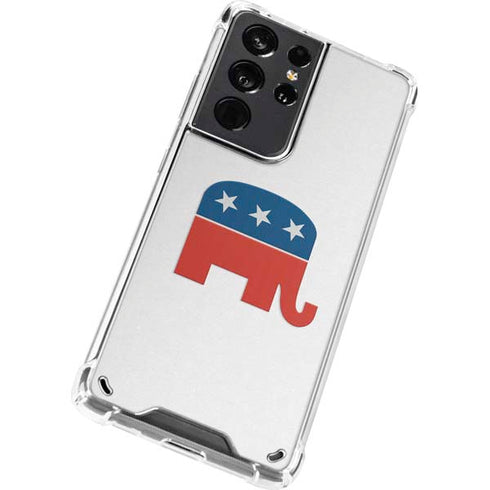 Republican Elephant Galaxy S21 Ultra 5G Clear Case