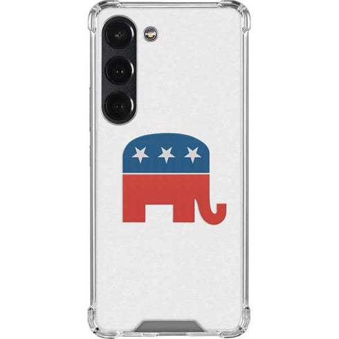 Republican Elephant Galaxy S23 Clear Case