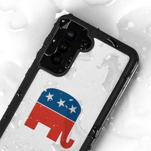 Republican Elephant Galaxy S23 Plus Waterproof Case