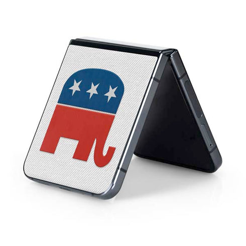 Republican Elephant Galaxy Z Flip5 5G Skin