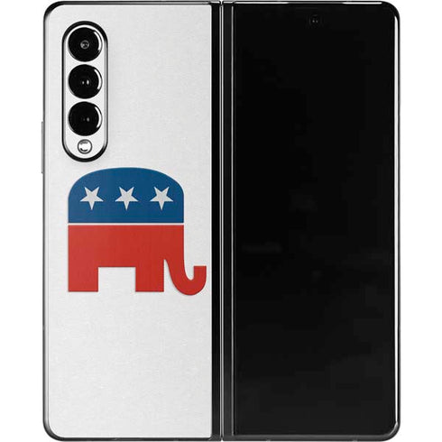 Republican Elephant Galaxy Z Fold3 5G Skin