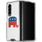 Republican Elephant Galaxy Z Fold4 5G Clear Case