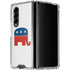 Republican Elephant Galaxy Z Fold4 5G Clear Case