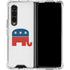 Republican Elephant Galaxy Z Fold4 5G Clear Case