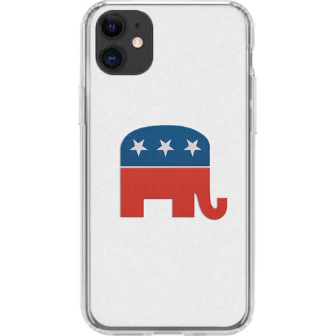 Republican Elephant iPhone 11 Clear Case