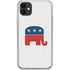 Republican Elephant iPhone 11 Clear Case