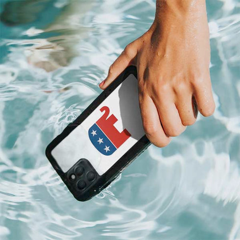 Republican Elephant iPhone 11 Pro Max Waterproof Case