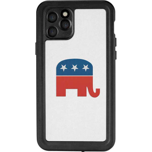 Republican Elephant iPhone 11 Pro Waterproof Case