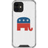 Republican Elephant iPhone 12 Clear Case