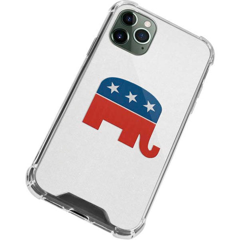 Republican Elephant iPhone 12 Pro Clear Case