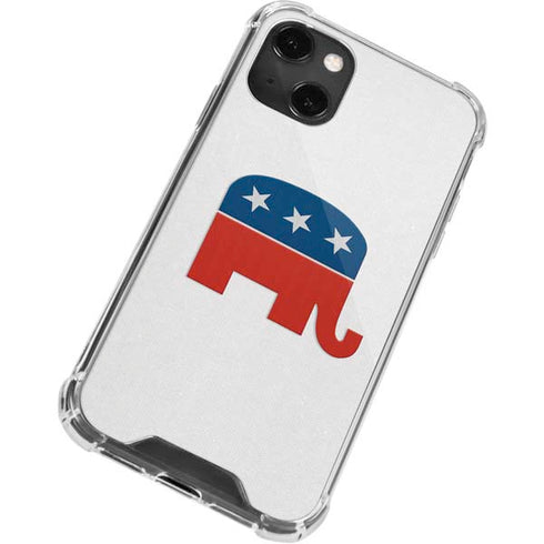 Republican Elephant iPhone 13 Mini Clear Case