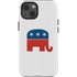 Republican Elephant iPhone 15 Impact Case