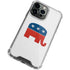 Republican Elephant iPhone 15 Pro Clear Case