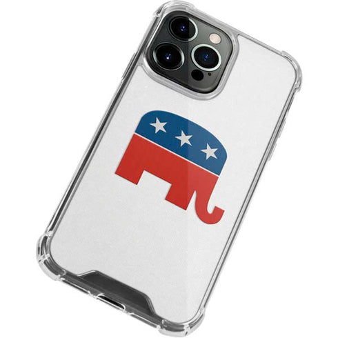 Republican Elephant iPhone 14 Pro Max Clear Case