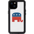 Republican Elephant iPhone 15 Plus Waterproof Case