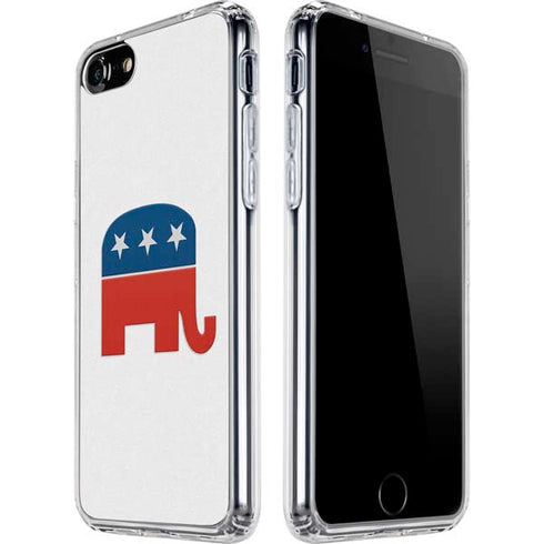 Republican Elephant iPhone SE (2nd & 3rd Gen) Clear Case