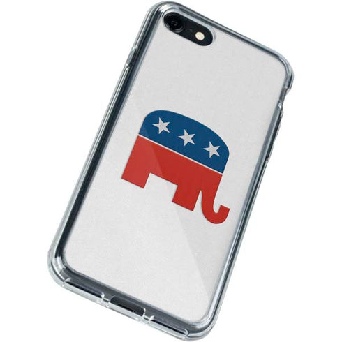 Republican Elephant iPhone SE (2nd & 3rd Gen) Clear Case