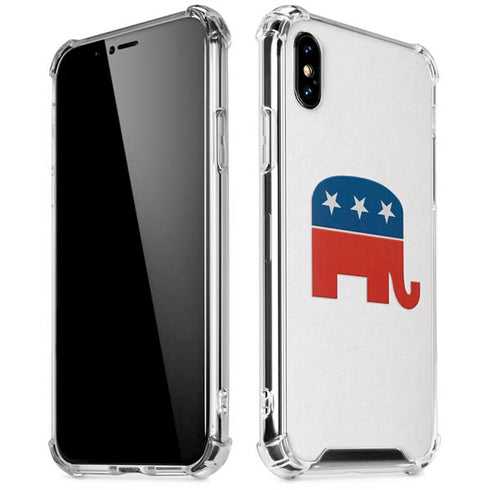 Republican Elephant iPhone XS Max Clear Case