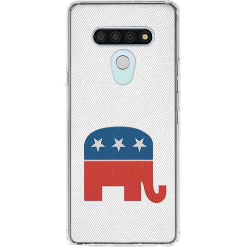 Republican Elephant LG Stylo 6 Clear Case