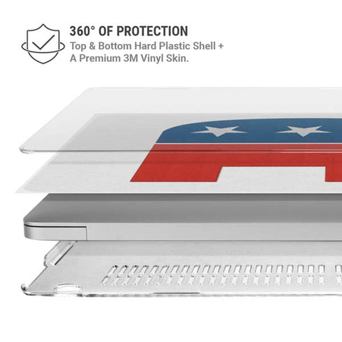 Republican Elephant MacBook Air 15in (2023-2025) Case plus Skin