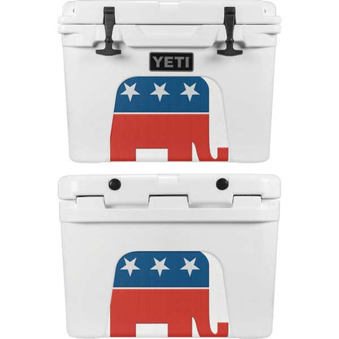 Republican Elephant YETI Tundra 35 Hard Cooler Skin