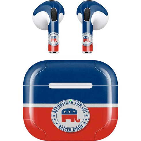 Republican For Life Apple AirPods (3rd Gen 2021) Skin