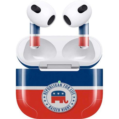 Republican For Life Apple AirPods (3rd Gen 2021) Skin
