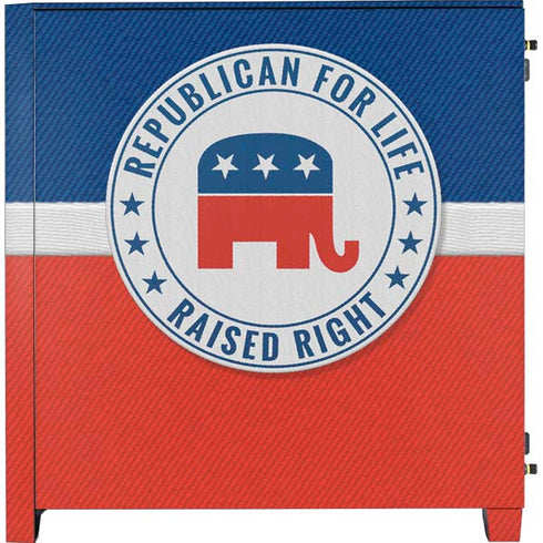 Republican For Life Corsair 4000D Tempered Glass Mid-Tower ATX Case Skin