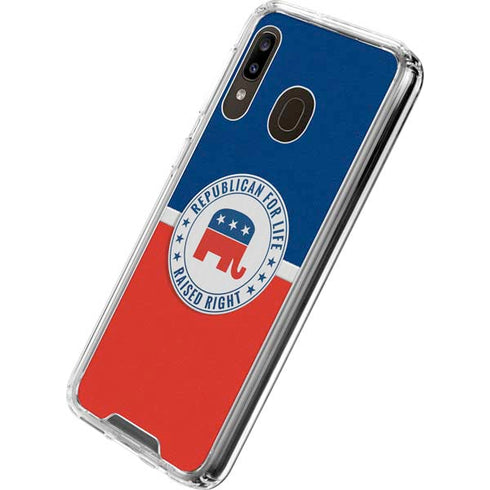Republican For Life Galaxy A30 Clear Case