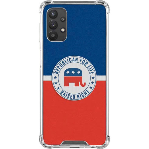 Republican For Life Galaxy A32 5G Clear Case