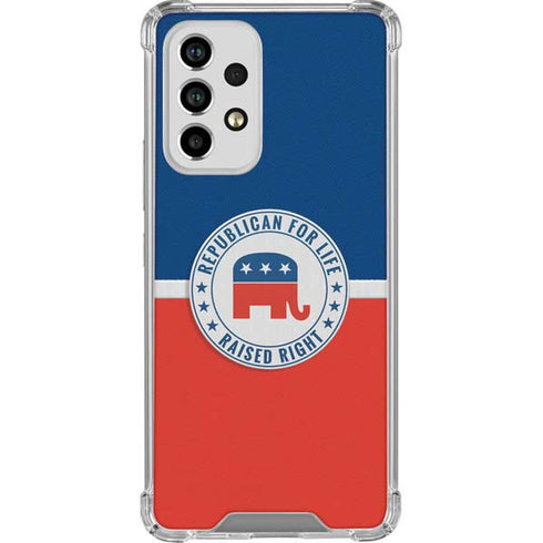 Republican For Life Galaxy A53 5G Clear Case