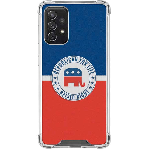 Republican For Life Galaxy A72 5G Clear Case