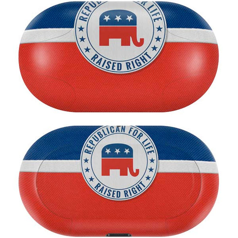 Republican For Life Galaxy Buds Skin