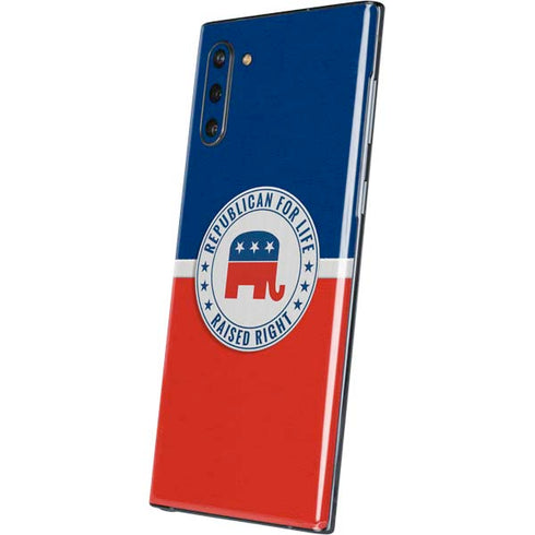 Republican For Life Galaxy Note 10 Skin