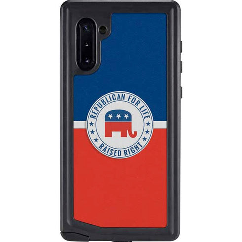 Republican For Life Galaxy Note 10 Waterproof Case