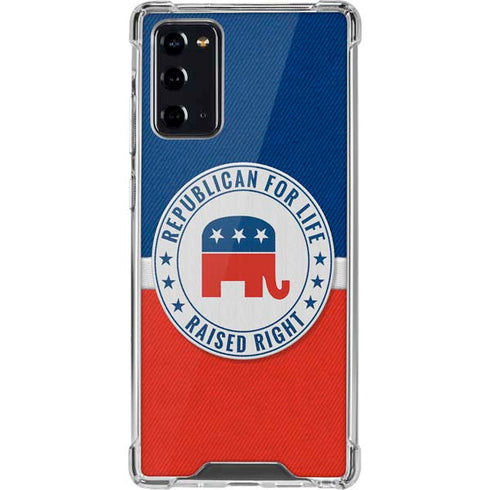 Republican For Life Galaxy Note20 5G Clear Case