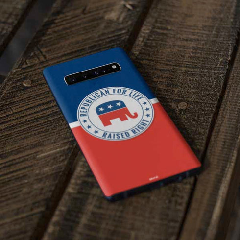 Republican For Life Galaxy S10 Skin