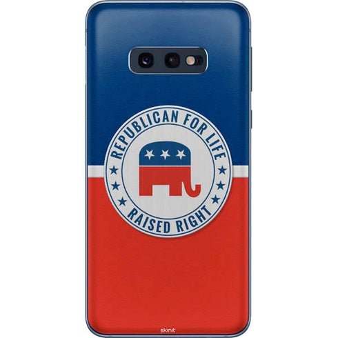 Republican For Life Galaxy S10e Skin