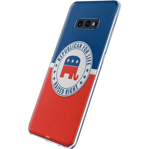 Republican For Life Galaxy S10e Skin