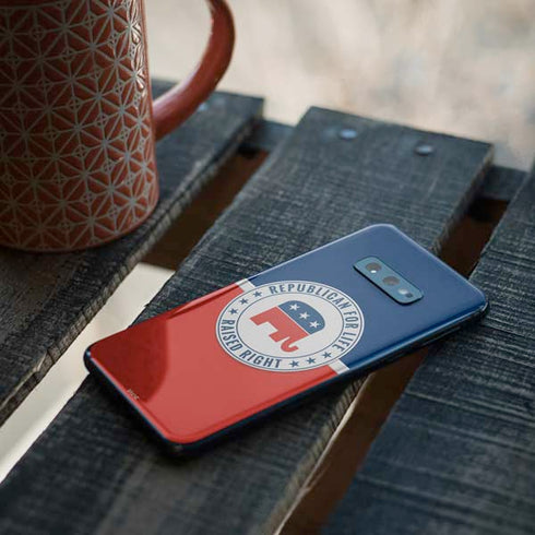 Republican For Life Galaxy S10e Skin