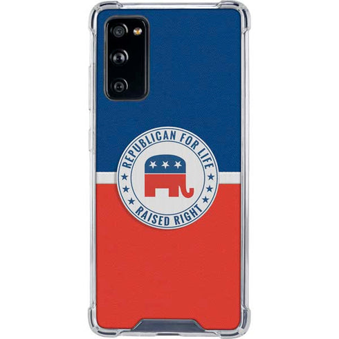 Republican For Life Galaxy S20 FE Clear Case