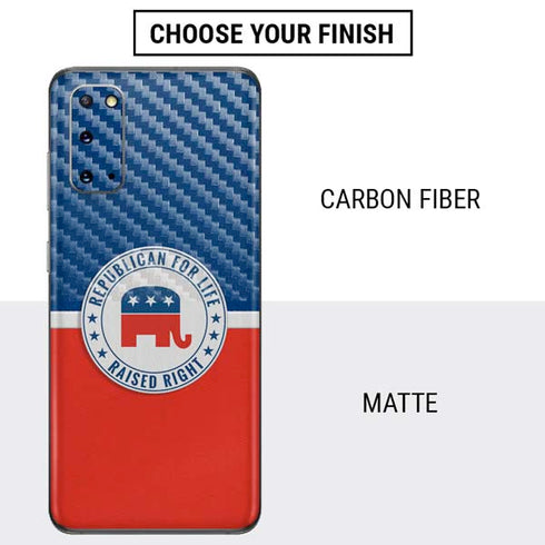 Republican For Life Galaxy S20 Skin