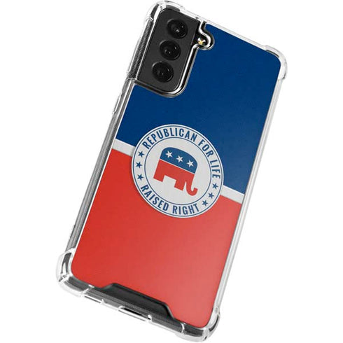 Republican For Life Galaxy S21 FE Clear Case
