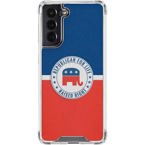 Republican For Life Galaxy S22 Clear Case