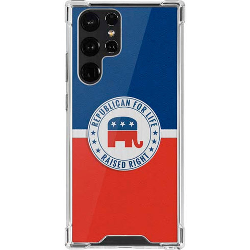 Republican For Life Galaxy S22 Ultra Clear Case