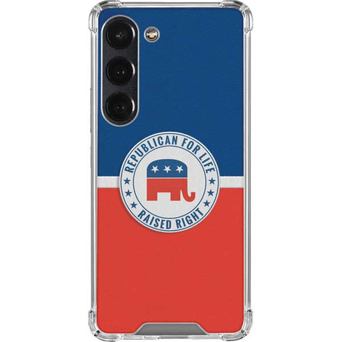 Republican For Life Galaxy S23 Clear Case