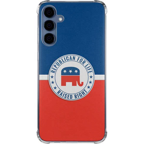 Republican For Life Galaxy S24 Clear Case