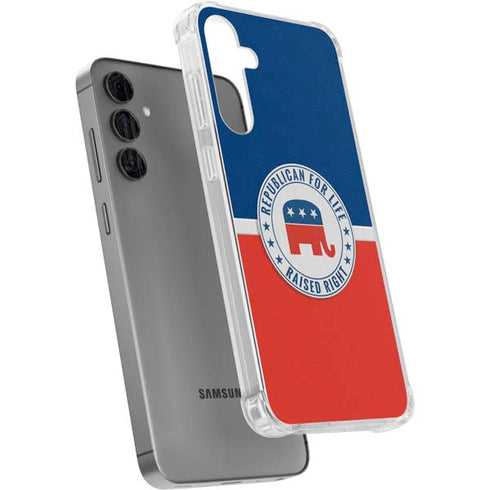 Republican For Life Galaxy S24 Plus Clear Case